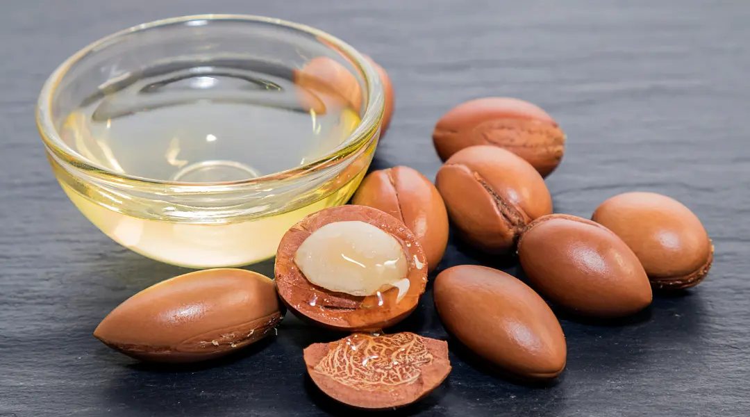 óleos reparadores de pontas: óleo de argan