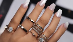 estilos de piercing nas unhas