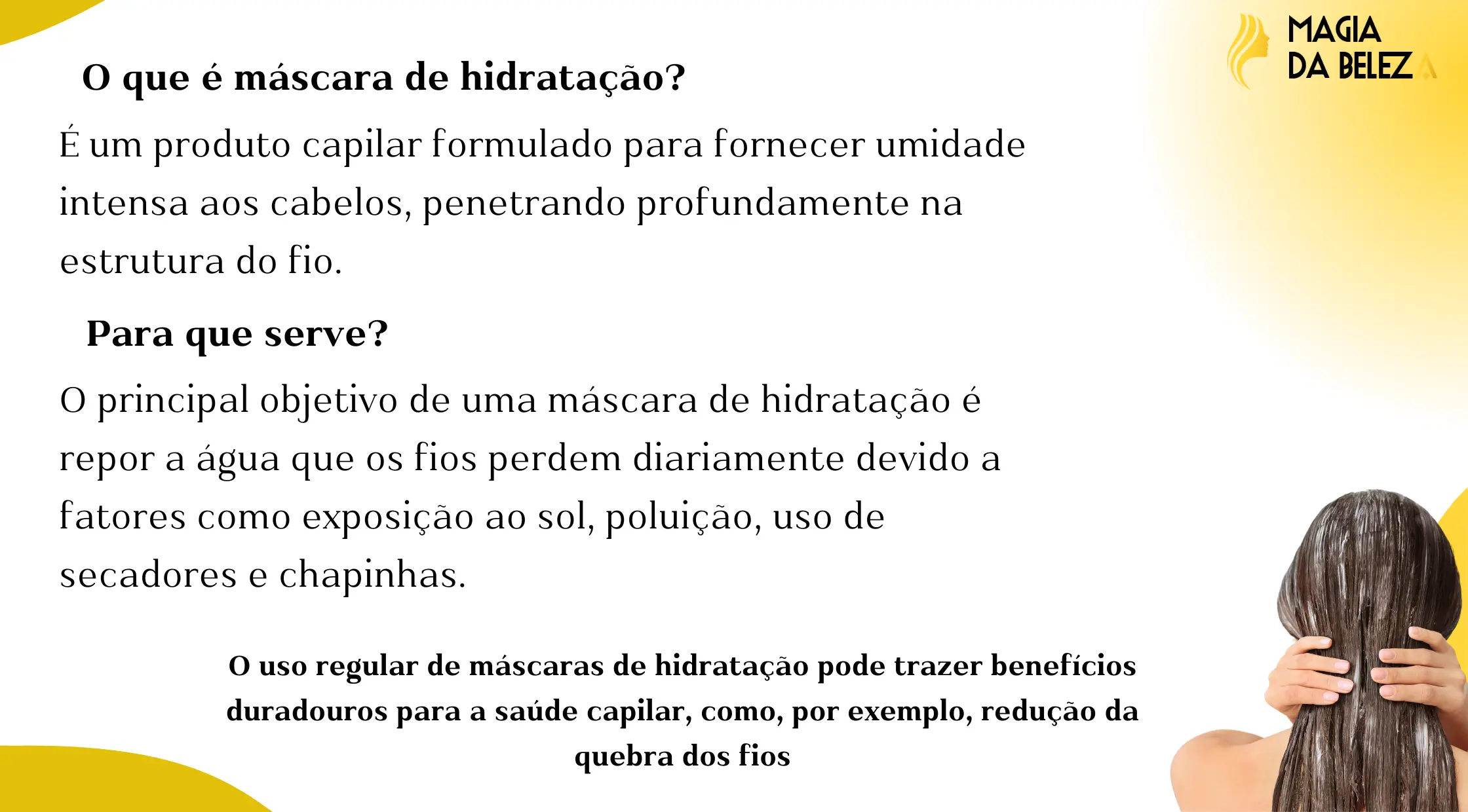 Máscara de hidratação
