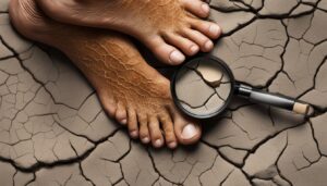causas de rachaduras nos pés