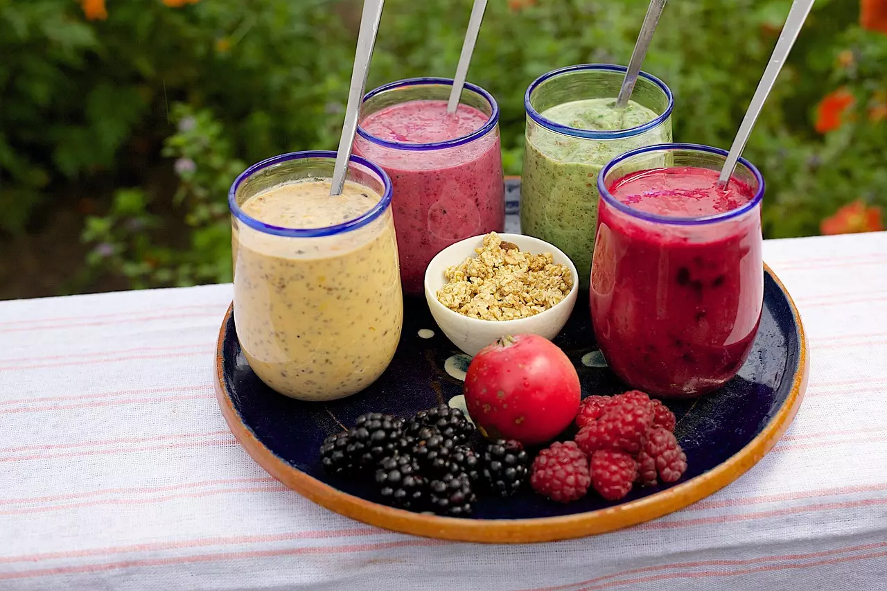 Receitas de smoothies para a pele