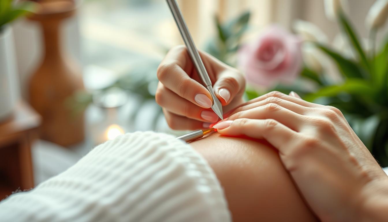 Tehnica rusească a cuticulelor pentru pielea sensibilă Cutilagem Russa para pele sensível