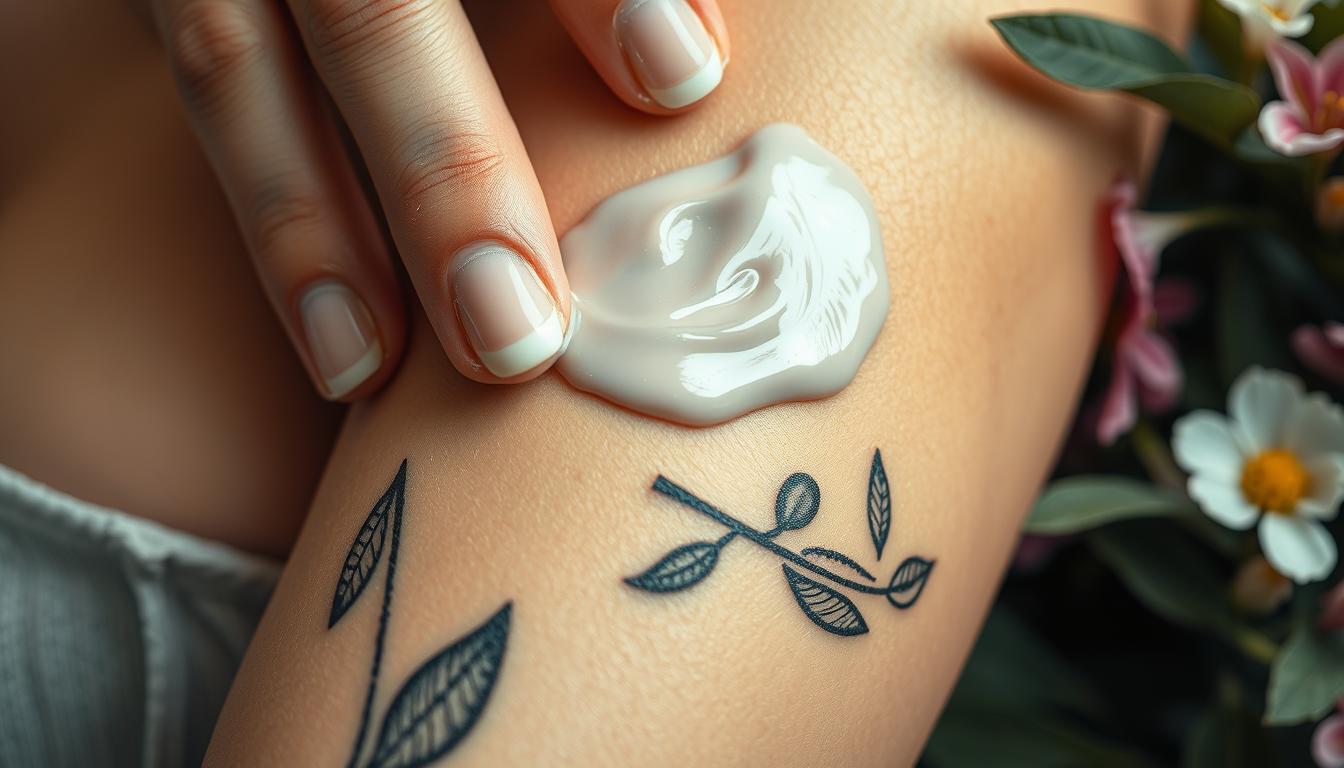 Idratazione del tatuaggio Hidratação de tatuagem