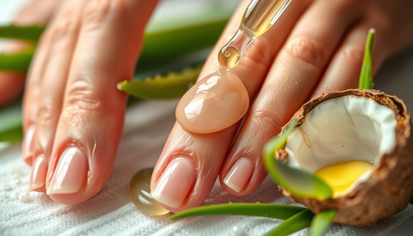 Mejora la resistencia de las uñas con fortalecedores de uñas. Melhoria na resistência das unhas com fortalecedores