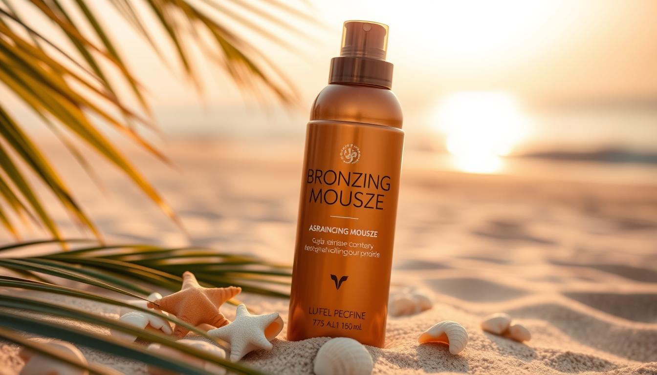 mousse bronzeador