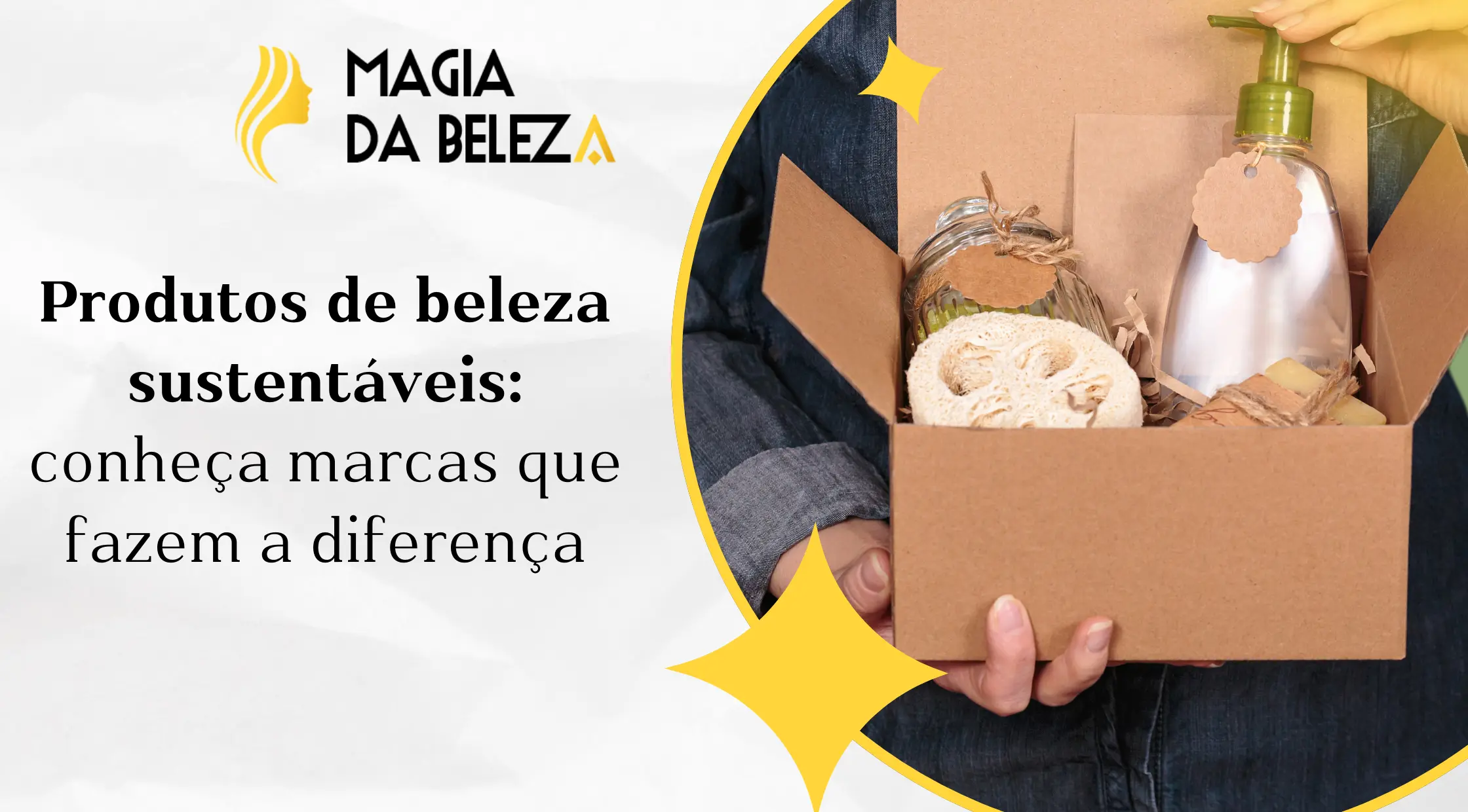 Produtos de beleza sustentáveis