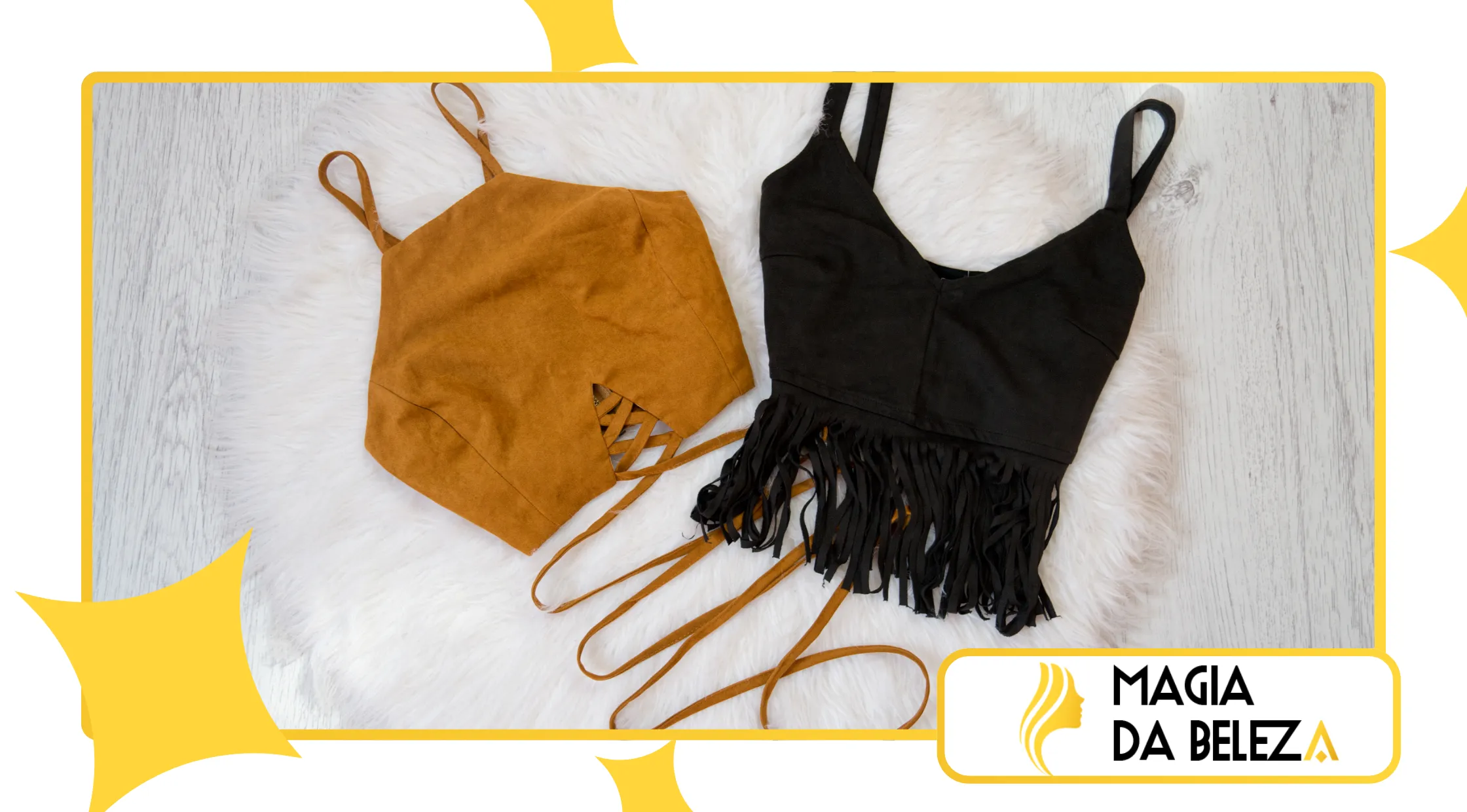 Tendência de moda boho tops