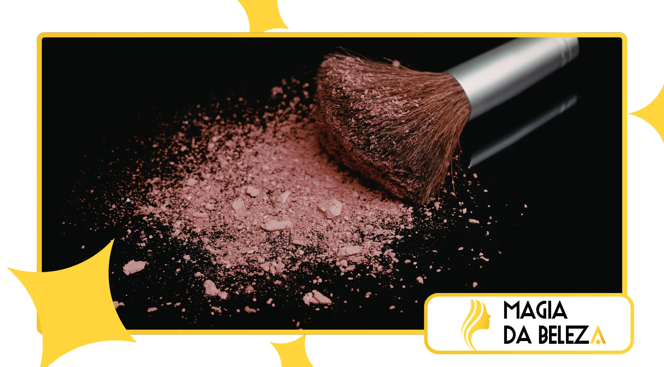 Blush em destaque para bochechas luminosas